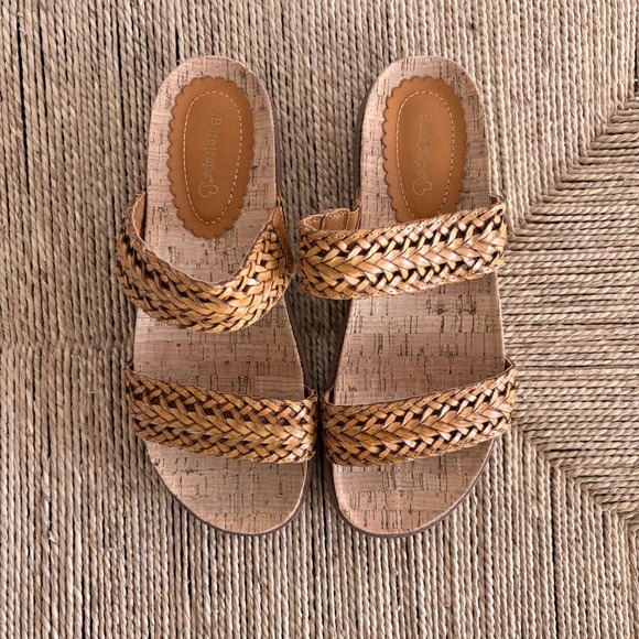 baretraps Sandals Women's Size 8.5 Platform Braided Straps Boho - Picture 4 of 7